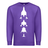 Purple Virgin Galactic Evolution Premium Sweatshirt - linhVisuals