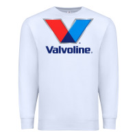 White Valvoline Premium Sweatshirt - linhVisuals