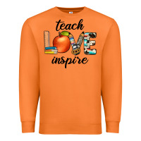 Carrot teach love inspıre Premium Sweatshirt - JahusDesignShop