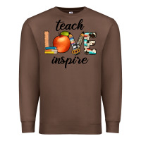 Chestnut teach love inspıre Premium Sweatshirt - JahusDesignShop