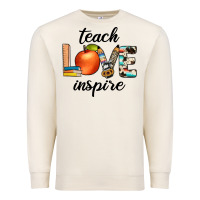 Sandshell teach love inspıre Premium Sweatshirt - JahusDesignShop