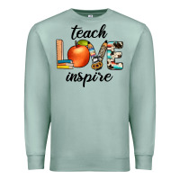 Seafoam teach love inspıre Premium Sweatshirt - JahusDesignShop