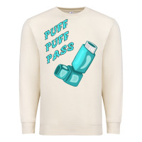 Sandshell puff puff pass inhaler Premium Sweatshirt - linhVisuals