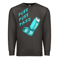 Smoke puff puff pass inhaler Premium Sweatshirt - linhVisuals