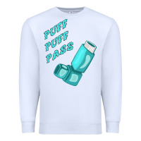 Puff Puff Pass Inhaler Premium Sweatshirt | Teevron