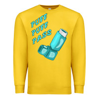 Lemon puff puff pass inhaler Premium Sweatshirt - linhVisuals