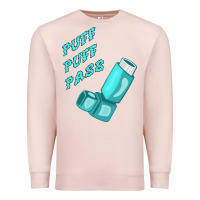 Pale Pink puff puff pass inhaler Premium Sweatshirt - linhVisuals