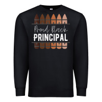 Black womens proud black principal, black history month school principal v n Premium Sweatshirt - linhVisuals
