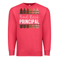 Cardinal womens proud black principal, black history month school principal v n Premium Sweatshirt - linhVisuals