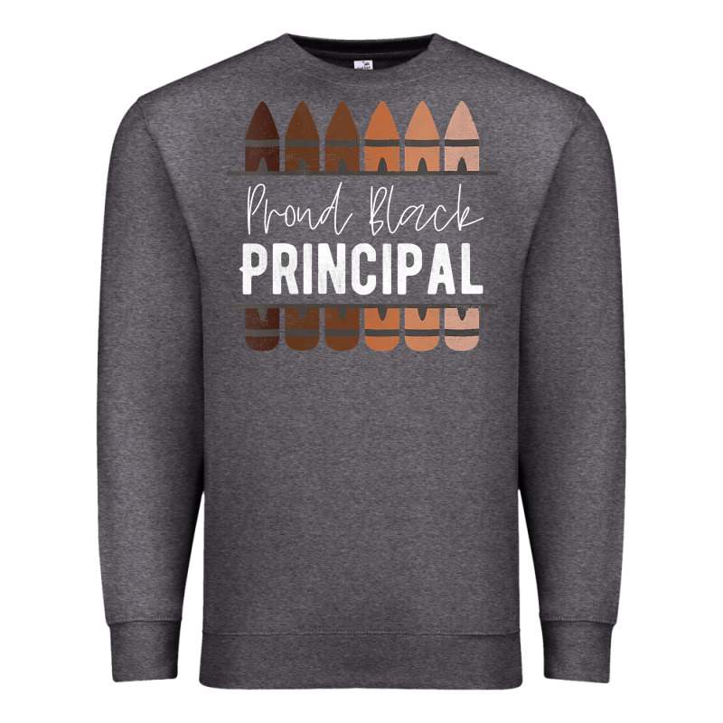 Womens Proud Black Principal, Black History Month School Principal V N Premium Sweatshirt by linhVisuals | Teevron