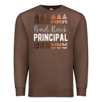 Chestnut womens proud black principal, black history month school principal v n Premium Sweatshirt - linhVisuals