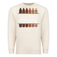 Sandshell womens proud black principal, black history month school principal v n Premium Sweatshirt - linhVisuals