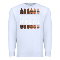White womens proud black principal, black history month school principal v n Premium Sweatshirt - linhVisuals