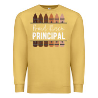 Antique Gold womens proud black principal, black history month school principal v n Premium Sweatshirt - linhVisuals