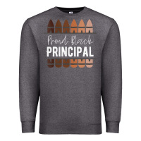 Womens Proud Black Principal, Black History Month School Principal V N Premium Sweatshirt | Teevron