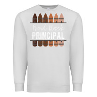 Dove Grey womens proud black principal, black history month school principal v n Premium Sweatshirt - linhVisuals