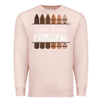 Pale Pink womens proud black principal, black history month school principal v n Premium Sweatshirt - linhVisuals