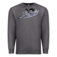 Charcoal Heather newastro boy and uran Premium Sweatshirt - linhVisuals