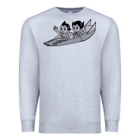 Heather Grey newastro boy and uran Premium Sweatshirt - linhVisuals