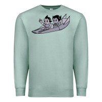 Seafoam newastro boy and uran Premium Sweatshirt - linhVisuals