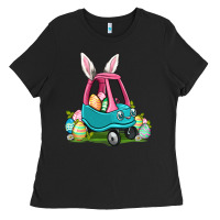 Black Easter toddler car Ladies Tee - OliviaCreatesArt