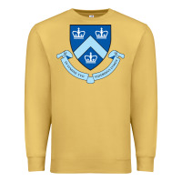 Antique Gold columbia university shield Premium Sweatshirt - linhVisuals