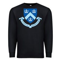 Black columbia university shield Premium Sweatshirt - linhVisuals