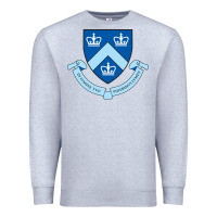 Heather Grey columbia university shield Premium Sweatshirt - linhVisuals