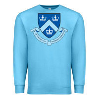 Ocean Blue columbia university shield Premium Sweatshirt - linhVisuals