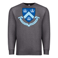 Charcoal Heather columbia university shield Premium Sweatshirt - linhVisuals