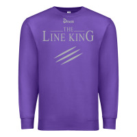 Purple funny drugs the line king design Premium Sweatshirt - linhVisuals