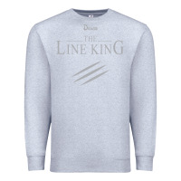 Heather Grey funny drugs the line king design Premium Sweatshirt - linhVisuals