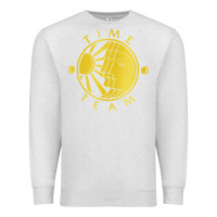 Oatmeal Heather time team Premium Sweatshirt - linhVisuals