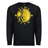Black time team Premium Sweatshirt - linhVisuals