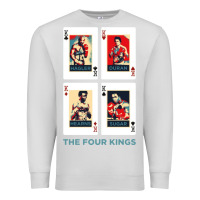 Dove Grey the four kings of boxing Premium Sweatshirt - linhVisuals