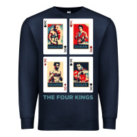 Navy the four kings of boxing Premium Sweatshirt - linhVisuals