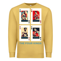 Antique Gold the four kings of boxing Premium Sweatshirt - linhVisuals