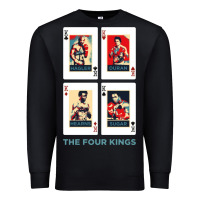 Black the four kings of boxing Premium Sweatshirt - linhVisuals