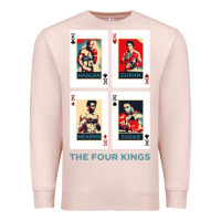 Pale Pink the four kings of boxing Premium Sweatshirt - linhVisuals