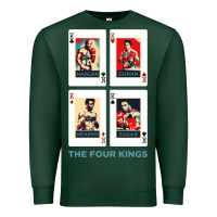 Sports Green the four kings of boxing Premium Sweatshirt - linhVisuals