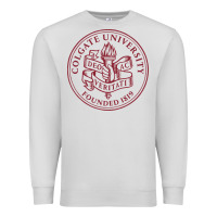 Dove Grey colgate university seal Premium Sweatshirt - linhVisuals