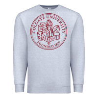 Heather Grey colgate university seal Premium Sweatshirt - linhVisuals