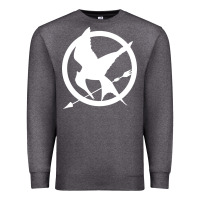 Charcoal Heather The Hunger Games Trilogy Premium Sweatshirt - linhVisuals