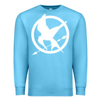 Ocean Blue The Hunger Games Trilogy Premium Sweatshirt - linhVisuals
