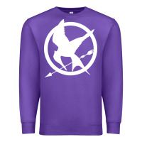 Purple The Hunger Games Trilogy Premium Sweatshirt - linhVisuals