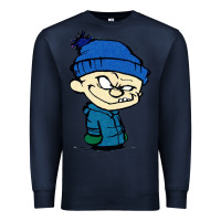 Navy calvin Premium Sweatshirt - linhVisuals