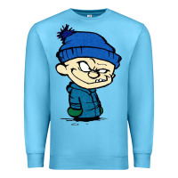Ocean Blue calvin Premium Sweatshirt - linhVisuals