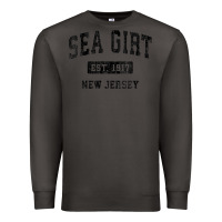 Smoke womens sea girt new jersey nj vintage sports design black design v nec Premium Sweatshirt - linhVisuals