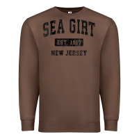 Chestnut womens sea girt new jersey nj vintage sports design black design v nec Premium Sweatshirt - linhVisuals