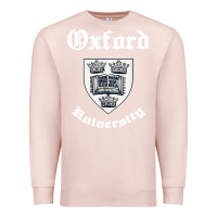 Pale Pink vintage oxford university 80s 90s Premium Sweatshirt - linhVisuals